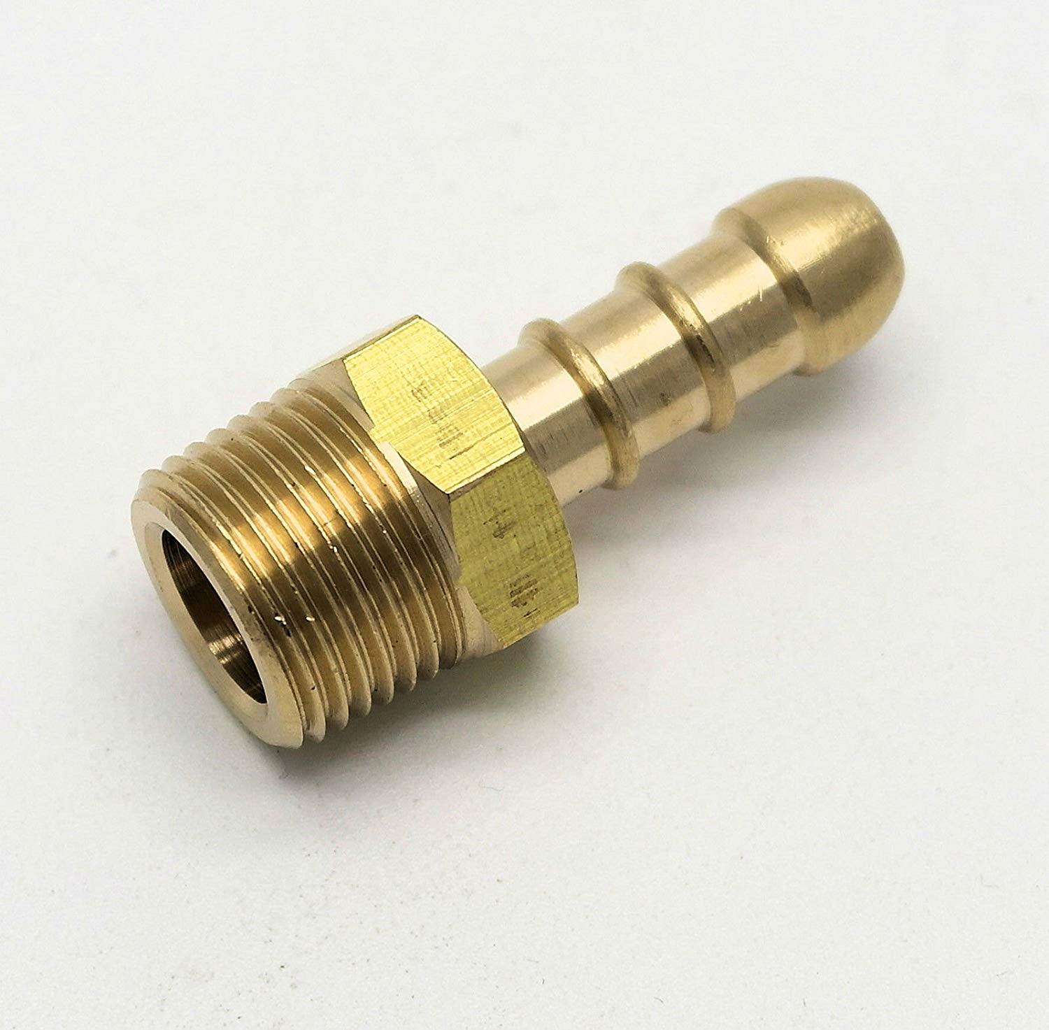 B2-00388 3/8 BSPT X 3/8 10 TAIL FULLHAM NOZZLE HOSE CONNECTOR 