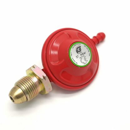 Igt 37Mbar Propane Gas Regulator & 2M Hose Kit With 2 Clips 5 Year Warranty