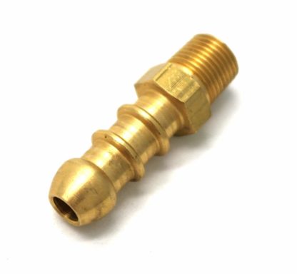 British Made 1/8" Bspt Male Fitting To Lpg Fulham Nozzle To 8Mm I/D Hose