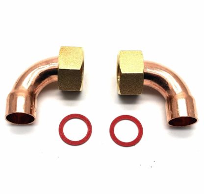 2 X 15Mm X 1/2" End Feed Copper Bent Tap Connector (115)