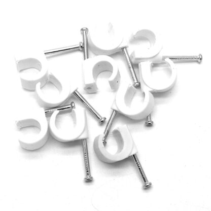 10 X Oracstar 15Mm Nail In Pipe Clips