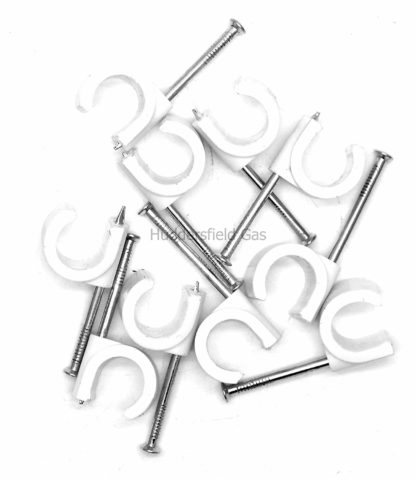 10 X Oracstar Nail In 10Mm Pipe Clip 10 pack