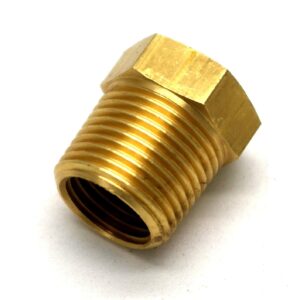 British Made 3/8 X 1/4 Brass Reducing Bush Bspt X Bsp (40)