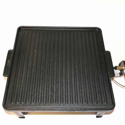 Large Cast Iron Double Sided Griddle Plate Fits Up To 400 X 400 Boiling Rings