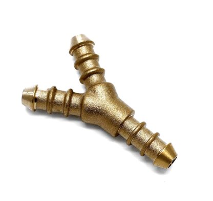 3 Way Brass Y 10Mm Fulham Nozzle To Fit 8Mm I/D Hose (127)