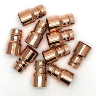 22Mm To 15Mm Solder Ring Copper Straight Fitting Reducing Coupling 10 Pack (98)