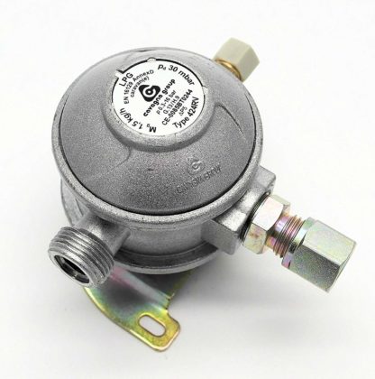 30Mbar 8Mm 90 Degree Caravan Regulator And Motorhome Regulators (1076)