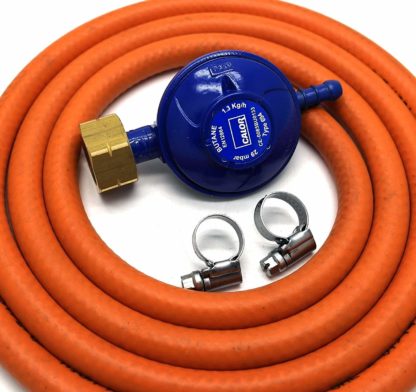 Calor Gas Brand 4.5Kg Butane Gas Regulator 2Mt Hose & 2 Clips 5 Year Warranty