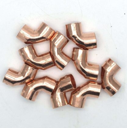 22Mm End Feed Copper 90? Elbow 10 Pack D Box 101