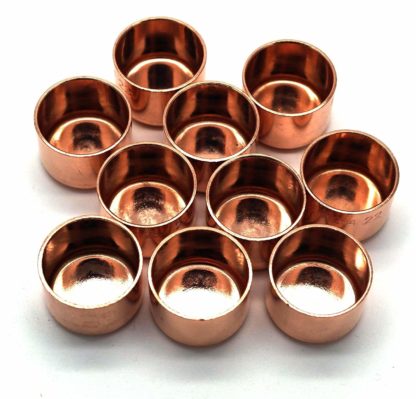 22Mm End Feed Copper Stop End 10 Pack  (74)