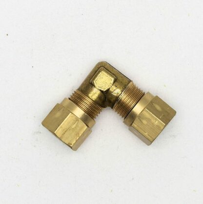 British Made 90 Degree 10Mm To 10Mm Bend Brass Compression Fitting  (15)