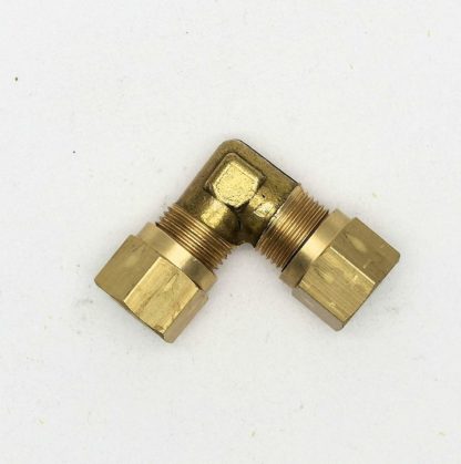 British Made 90 Degree 5/16" To 5/16" Bend Brass Compression Fitting  (31)