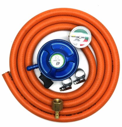 Igt 21Mm Butane Gas Regulator With Gauge Replacement Hose Kit Uk Outback Models