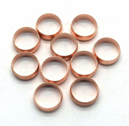 10 X 15Mm Copper Compression Olives (68)