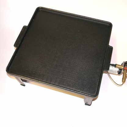 Large Cast Iron Double Sided Griddle Plate Fits Up To 400 X 400 Boiling Rings