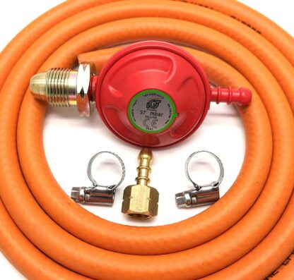 Igt 37Mbar Propane Gas Regulator Replacement Hose Kit For Uk Cadac Lp Models