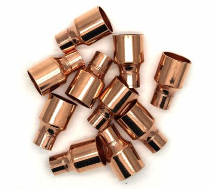 15Mm To 8Mm End Feed Copper Straight Fitting Reducing Coupling 10 Pack (46)