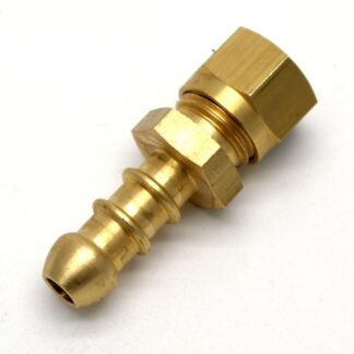 British Made 5/16 Compression Fitting To Lpg Fulham Nozzle To 8Mm I/D Hose (81)