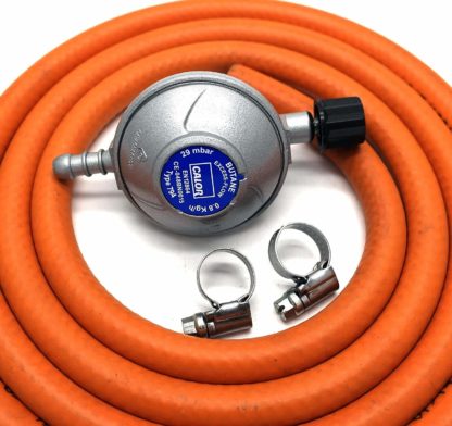 Calor Gas Brand Campingaz Gas Regulator 1Mt Hose/Pipe & 2 Clips 5 Year Warranty