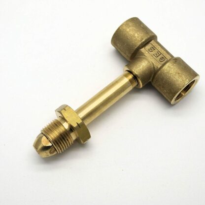 Pol Male To 2 X Pol Female Extended Brass Pigtail T Adaptor (85)