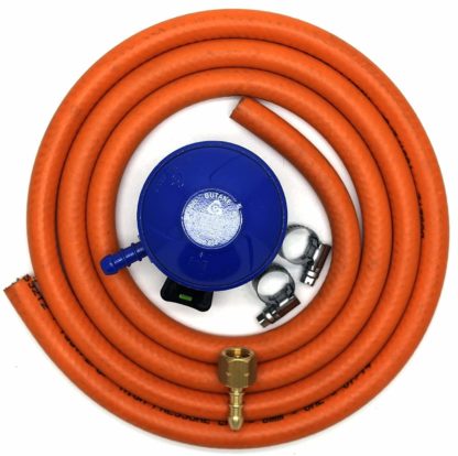 Cavagna 21Mm Butane Gas Regulator Replacement Hose Kit For Uk Cadac Lp Models