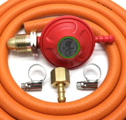 Igt 37Mbar Propane Gas Regulator Replacement Hose Kit For Uk Outback Models