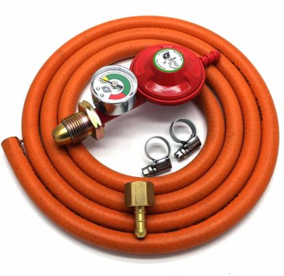 Igt Propane Gas Regulator With Gauge Replacement Hose Kit For Uk Outback Models