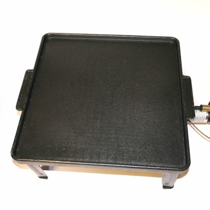 Large Cast Iron Double Sided Griddle Plate Fits Up To 400 X 400 Boiling Rings