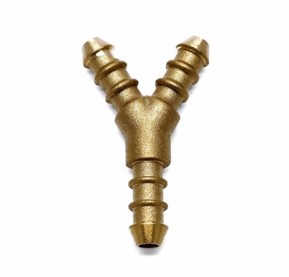 3 Way Brass Y 10Mm Fulham Nozzle To Fit 8Mm I/D Hose (127)