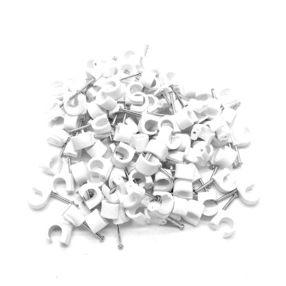 100 X Oracstar 15Mm Nail In Pipe Clips