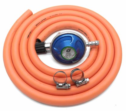 Igt Campingaz Gas Regulator 2M Hose & Clips Fits 907,904.901 & 5 Year Warranty