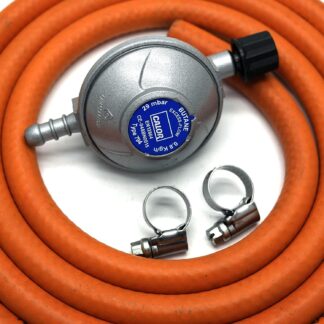 Calor Gas Brand Campingaz Gas Regulator 1Mt Hose/Pipe & 2 Clips 5 Year Warranty