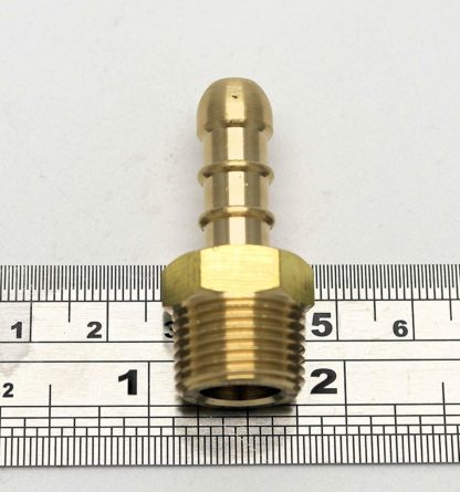 British Made 3/8" Bspt Male Fitting To Lpg Fulham Nozzle To 8Mm I/D Hose (23)