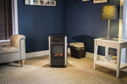 Manhattan Real Flame Log Effect Calor Gas Mobile Portable Heater - Image 4