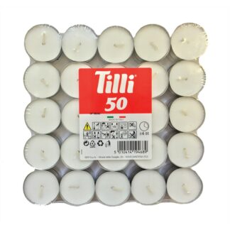 50 X Price'S Tilly 4Hr Tealights Candles