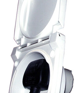 Bullfinch 6093/01 Caravan & Motor Home 13A Electric Access Point WHITE