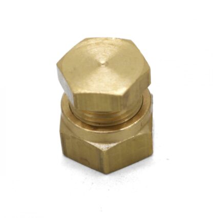 British Made 10mm Stop End Brass Compression Fitting
