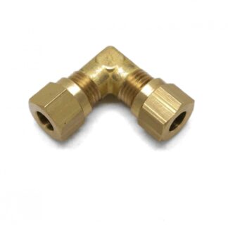 British Made 6mm Equal 90 Degree Brass Compression Bend
