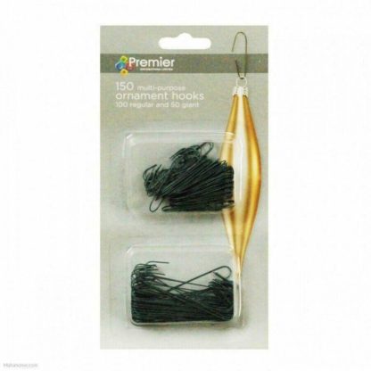 100 X 40mm + 50 X 60mm Multi Purpose Green Christmas Bauble Or Ornament Hook - Image 2