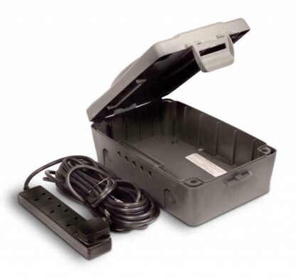 Masterplug WBX IP54 Weatherproof Box With 8m 4-Gang 10A Extension Lead