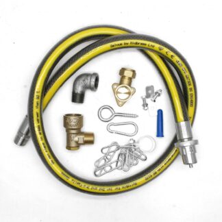 Cooker Hose Installation Kit 1250mm X 1/2" LPG/NG