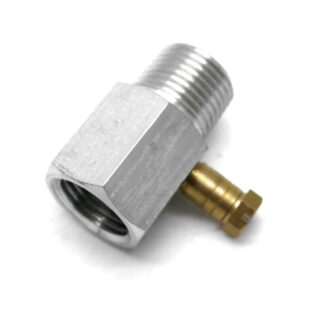 Gas Test Point Adaptor 1/2" Male BSPT X 1/2" Female BSP.
