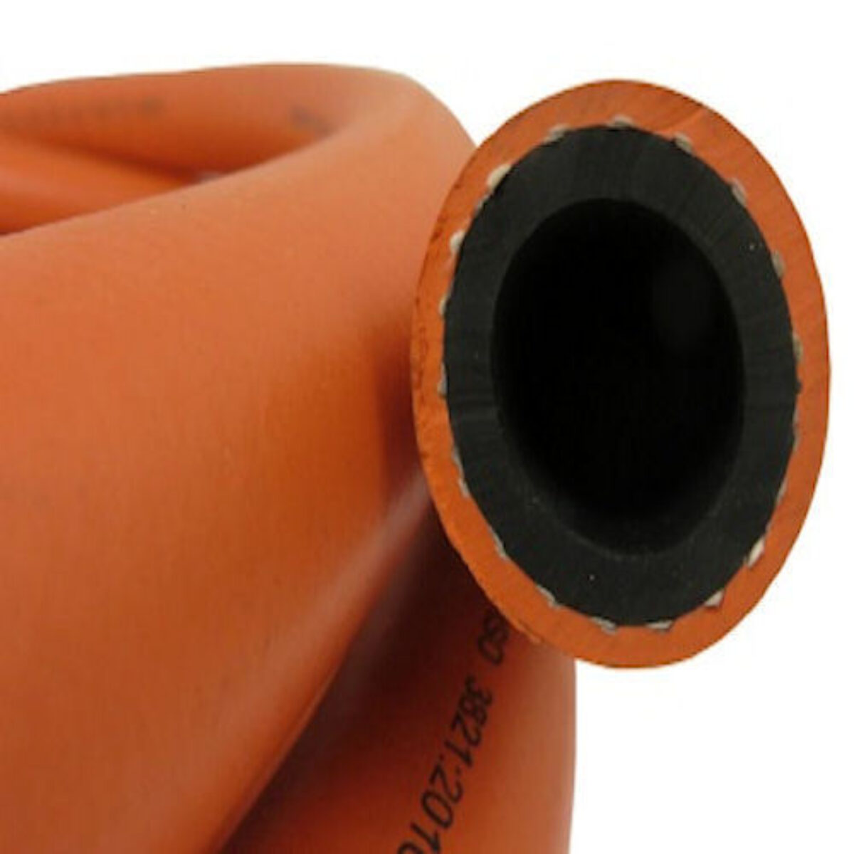 5 Metre x 8mm Inner Diameter LPG Propane Butane Gas Orange Hose Pipe RM 