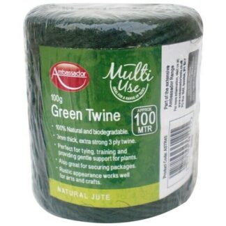 100M X Green Jute Garden Twine 100G