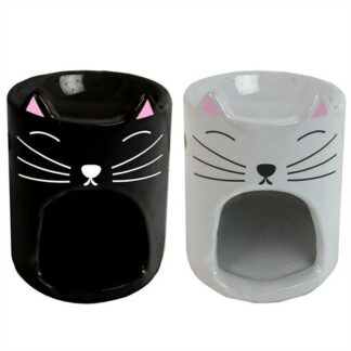 Feline Fine Ceramic Cat Head Oil Burner