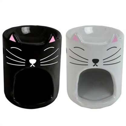 Feline Fine Ceramic Cat Head Oil Burner