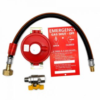 Irish Market Wall Mounted 4kgh 37mbar Stranded Propane Gas Regulator 21.8 LH ROI