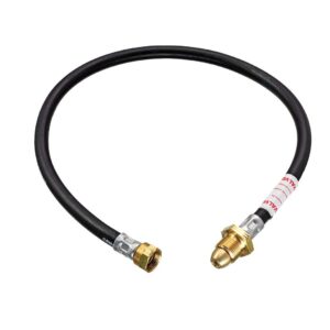 Calor Gas Brand 0.5M (20") Pol X W20 Caravan Gas Hose Pigtail With Nrv