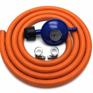 Campingaz Type 30Mbar Gas Regulator With 2M Hose + 2 Clips Fits 907 904 901