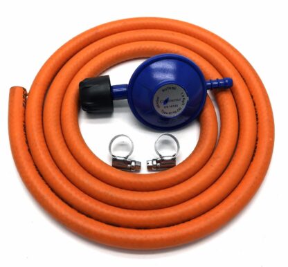 Campingaz Type 30Mbar Gas Regulator With 2M Hose + 2 Clips Fits 907 904 901
